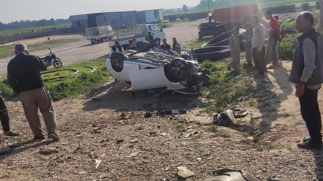 ديالى: اصطدام سيارتين على طريق دلي عباس.. قتيلان وجرحى