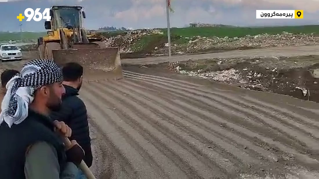 Villagers rally to fix collapsed bridge in Kurdistan Region