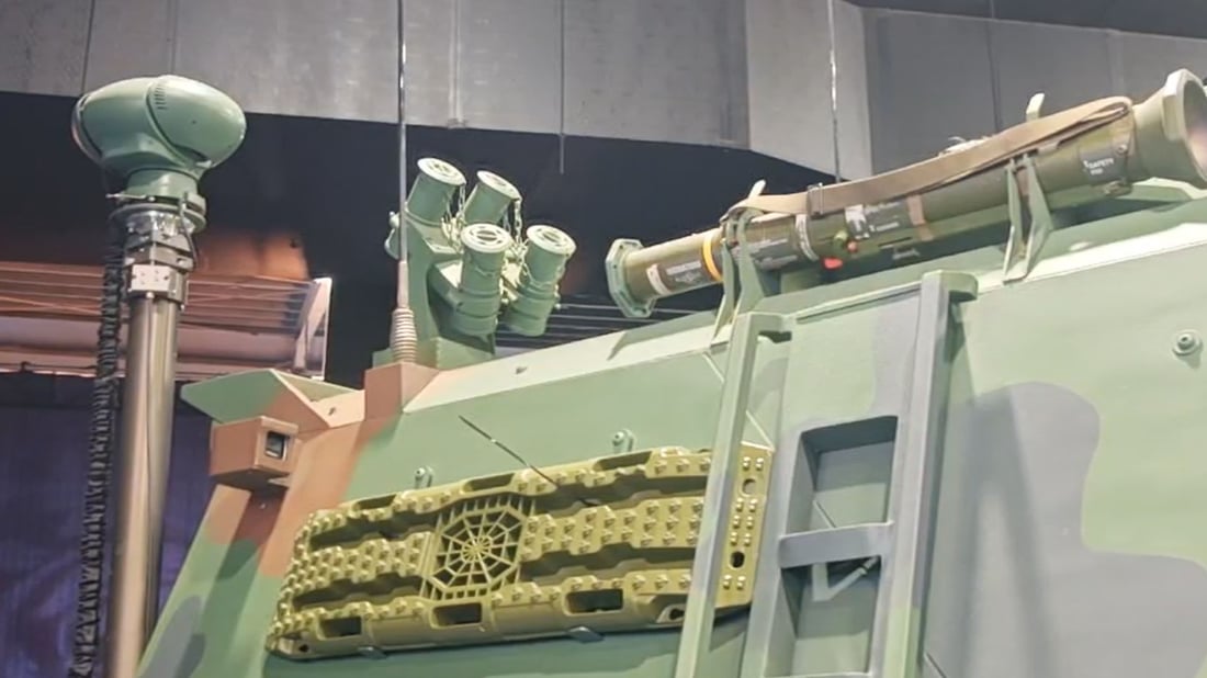 کۆمپانیایەکی کوردی لە هەولێر تانکی خۆماڵی سەربازی نمایش کرد