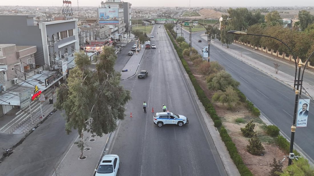 صور: جسر مشاة جديد في سايدين الحدباء بالموصل