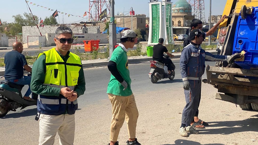 صور: البصرة تجلي شوارع مركز المدينة وتودع عاشوراء