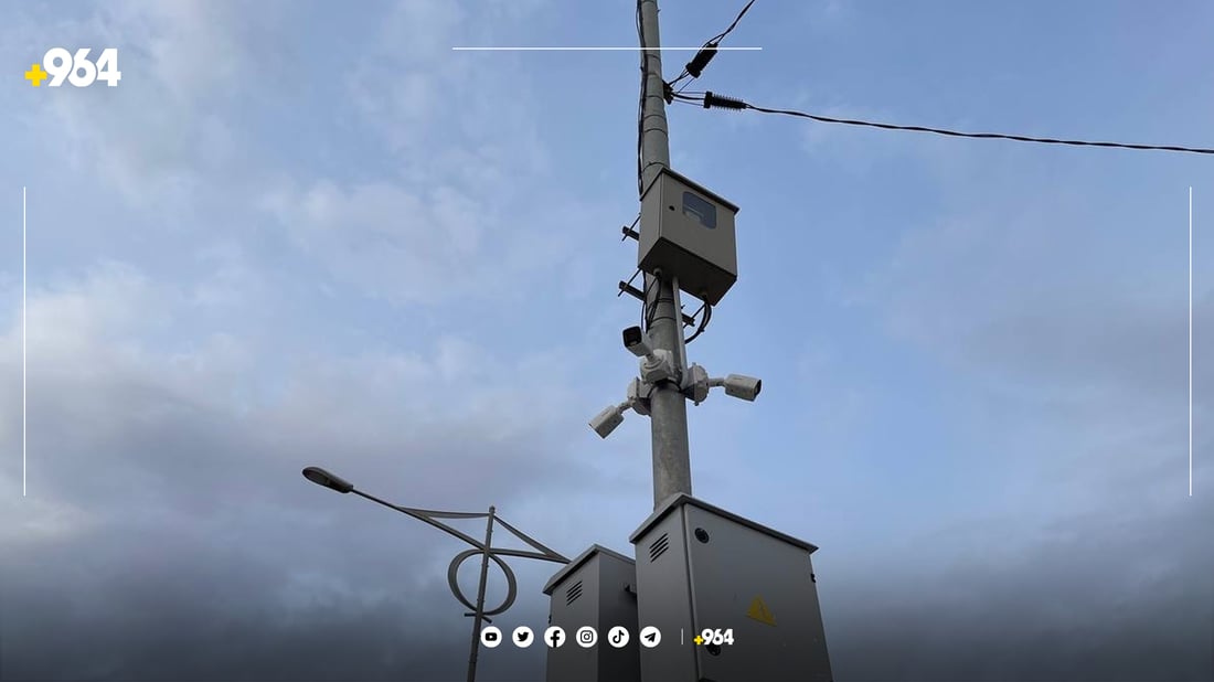 کامێراکانی خاڵ بۆ خاڵ لە رێگای تاسڵوجە بۆ دوکان دەکەوێتە کار 