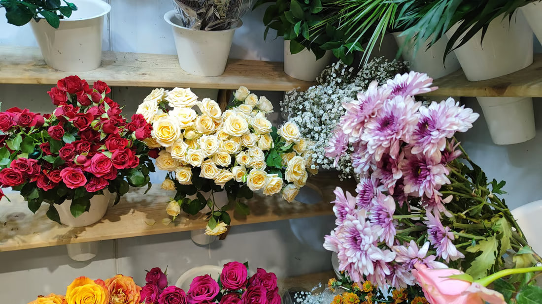 Natural Flowers Add Color to a City of Reverence