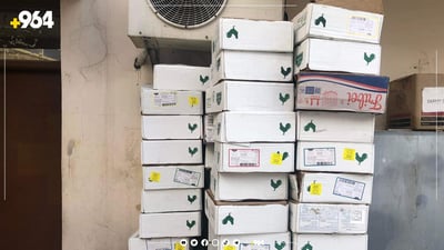 ئەمڕۆش بڕێکی زۆر خواردنی سەر عەرەبانە دەستی بەسەردا گیرا