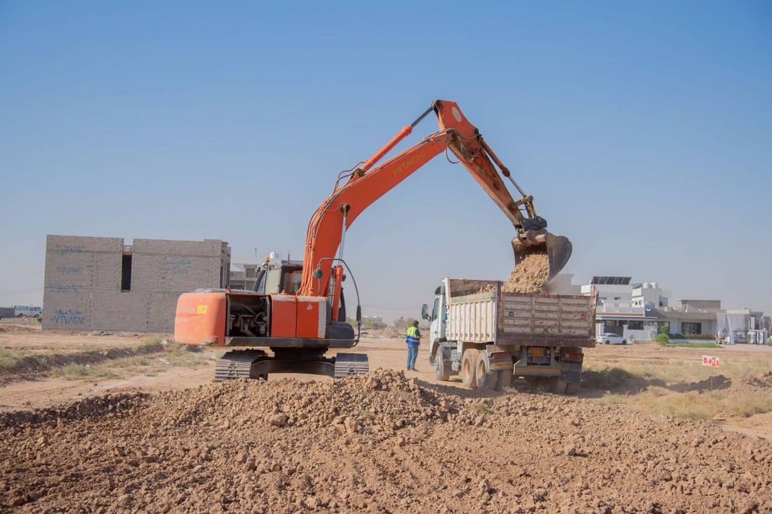شارەوانی عەزمی جەزم کردووە؛ كاره‌كانی پڕۆژه‌ خزمەتگوزارییەکەی باغلومناره چڕتر ده‌كرێنەوە