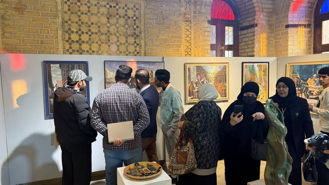البيت العتيق لم يتسع للجمهور.. 55 لوحة فنية في البصرة حصيلة عام 2024 (صور)