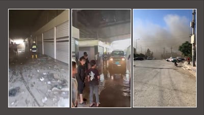 زوو فریای بازاڕه‌كه‌ى شاره‌وانى چوارقوڕنه‌ كه‌وتن نەیانهێشت هەمووی بسووتێ