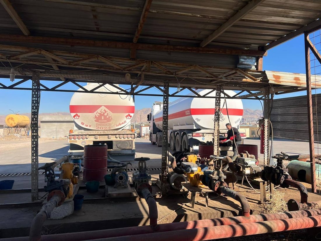 یەکەم کاروانی نەوتی سپی عێراق گەیشتە سلێمانی