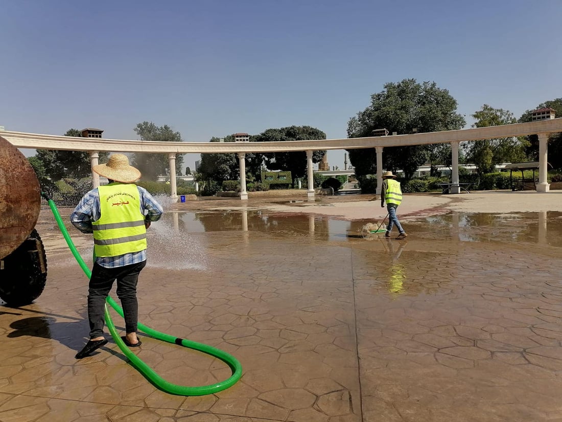 هێشتا ناوەڕاستی رۆژە و 30 تۆن زبڵ لە پارکەکانی هەولێر هەڵگیرایەوە