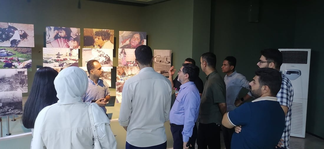 ژماره‌یه‌ک خوێندكارى وڵاتانی عەرەبی سه‌ردانى مۆنۆمێنتى هه‌ڵه‌بجه‌یان كرد