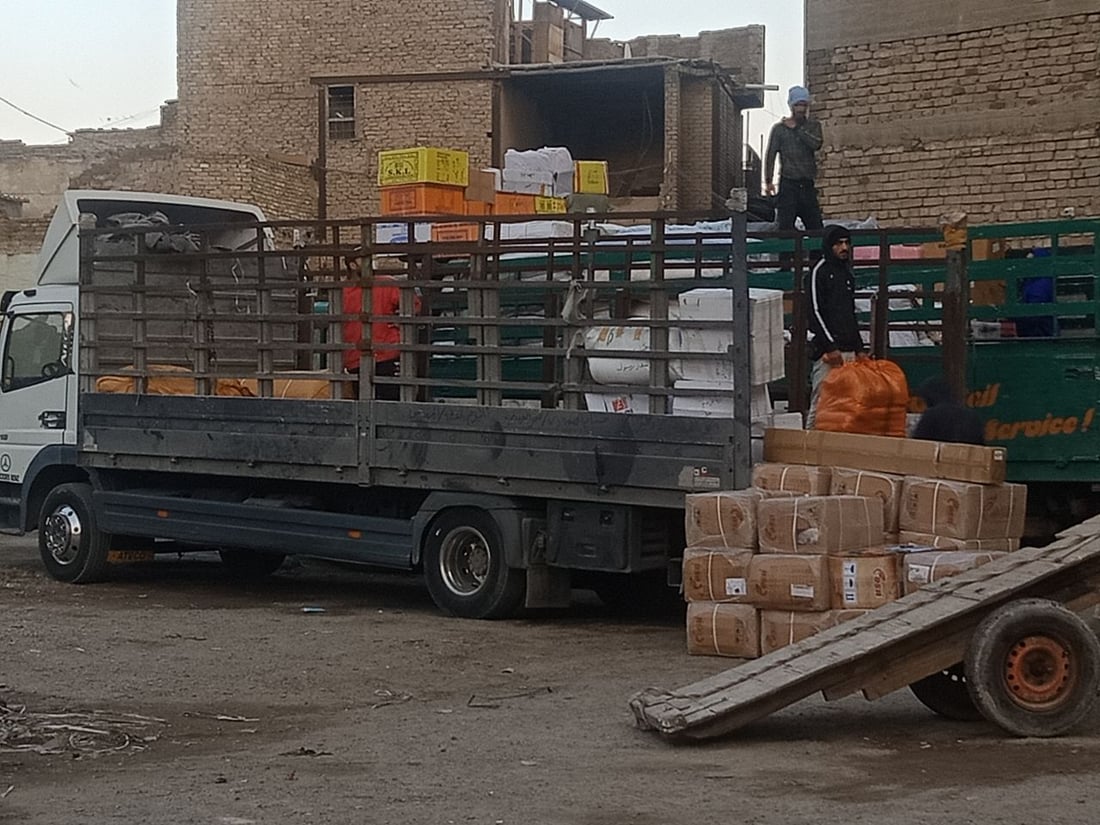 بغداد تفضل قوافل تركيا.. 3 أسباب ترفع تكاليف نقل البضائع إلى الشورجة