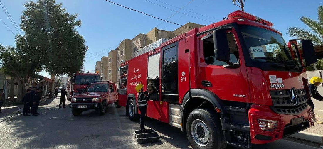 نجاة 50 طالبة من حريق داخل الأقسام الداخلية بجامعة الأنبار