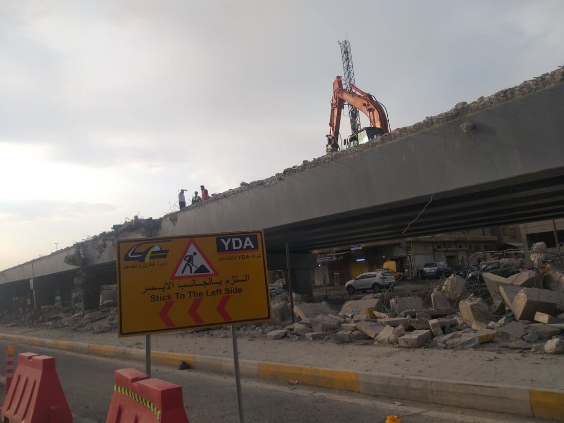 صور: الأتراك بدأوا بتنفيذ جسر الطوبجي الدوار للاستغناء عن التقاطع “المزعج”