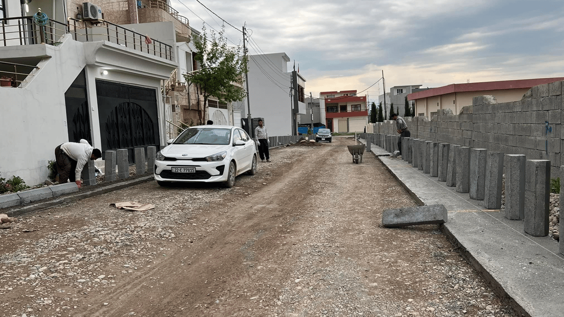 … پرۆژەی رێگاسازی گەڕەکی ماکۆک دەستیپێکرد