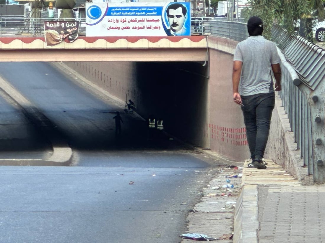 غيروا اتجاهكم.. نفق رأس دوميز مغلق منذ 10 ساعات وطوابير طويلة من جنوب كركوك (صور)