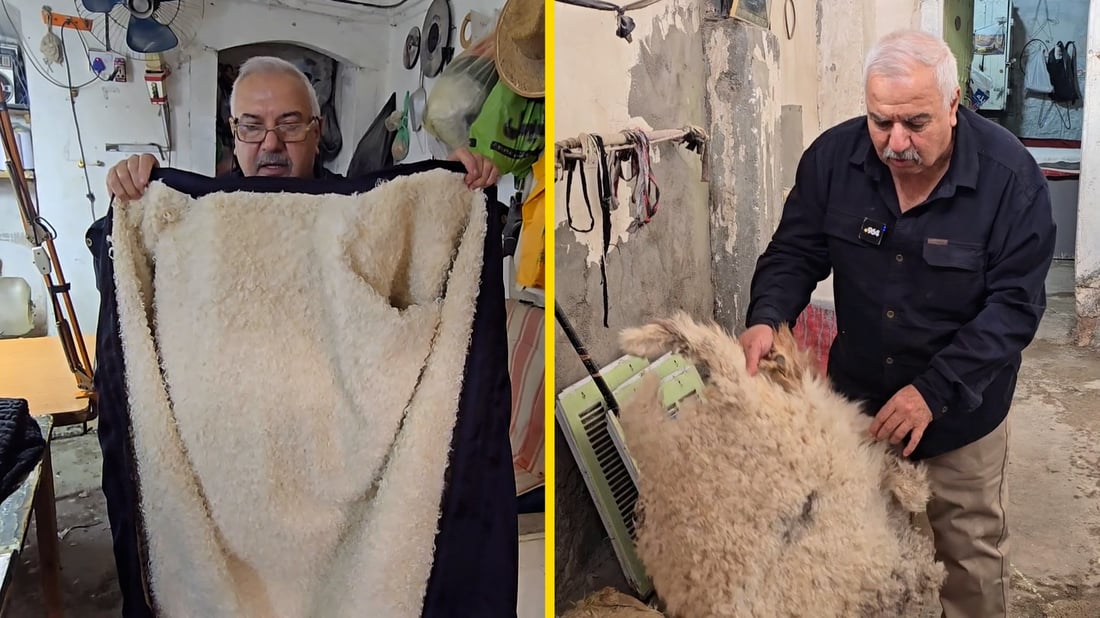 Mosul craftsmen race to meet winter demand for farwa sheepskin coats
