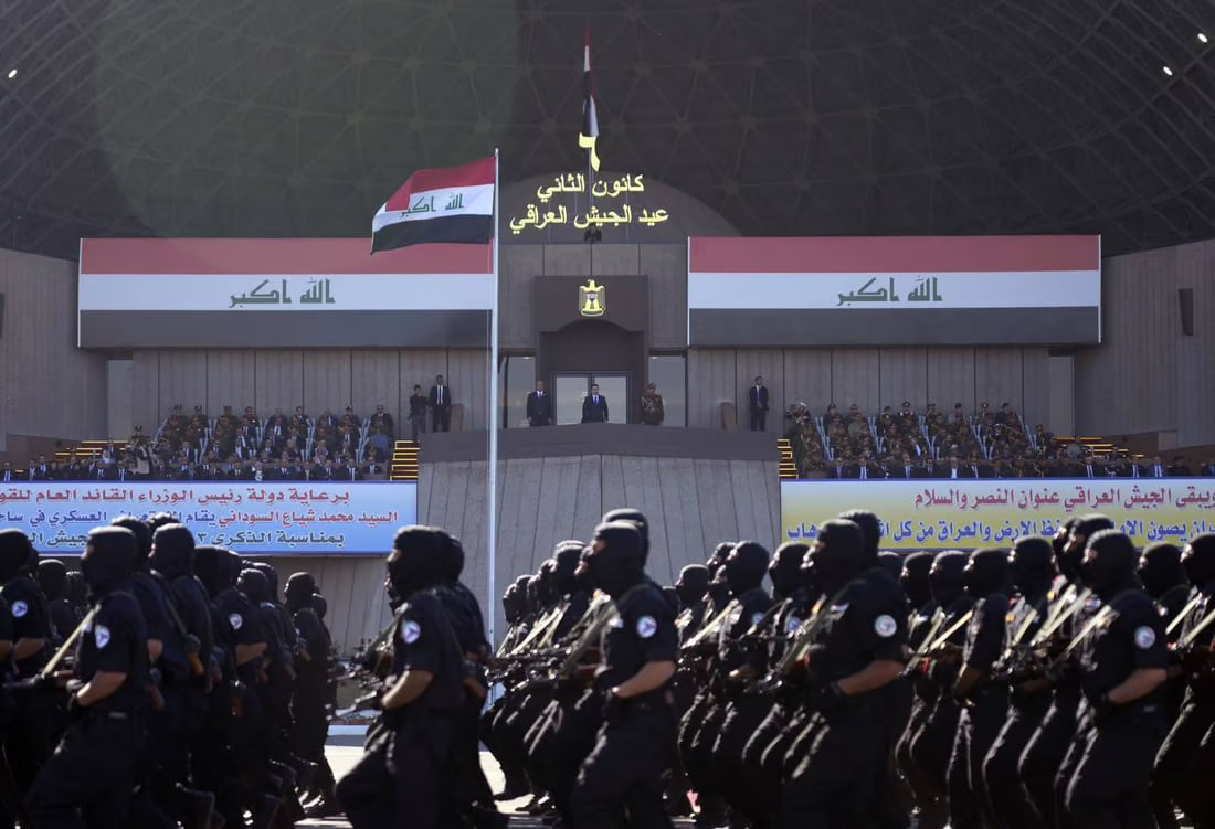 PM attends Iraqi army’s 103rd anniversary parade