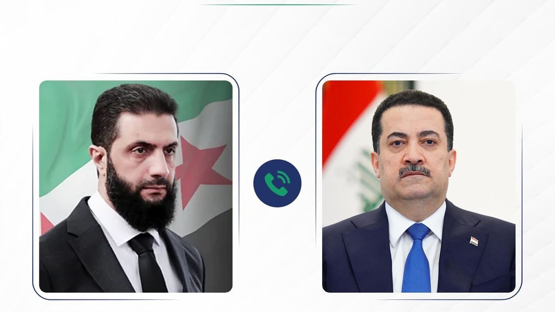 Iraqi, Syrian leaders hold first call, pledge cooperation on security and border control