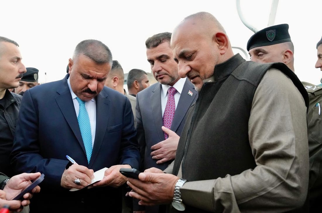 صور: وزير الداخلية يصطحب قائد شرطة ذي قار في جولة حول الحبوبي