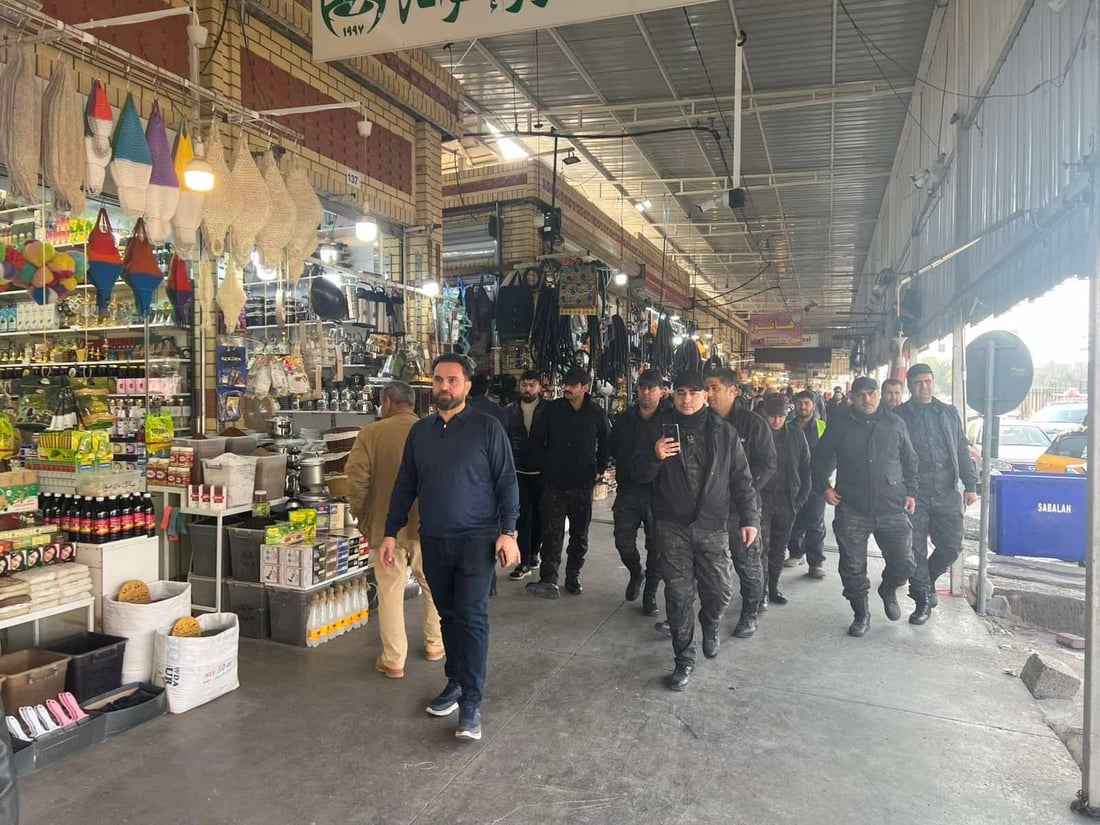 هەڵمەتێک بۆ رێکخستنەوەی بازاڕی لەنگەی هەولێر ئەنجامدرا