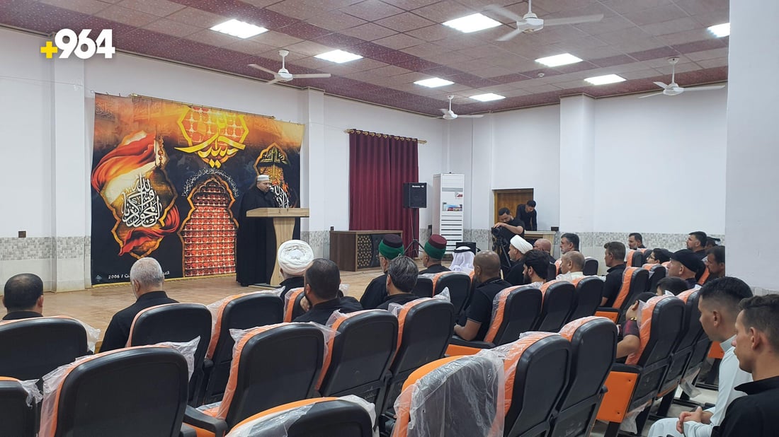 صور: 600 كم قطعها وفد من كربلاء إلى تلعفر لاستذكار عاشوراء وإدانة حرق القرآن