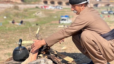 فيديو: “وادي الشاي” يجذب الزوار بجمال الطبيعة والسيول الجارفة في داقوق