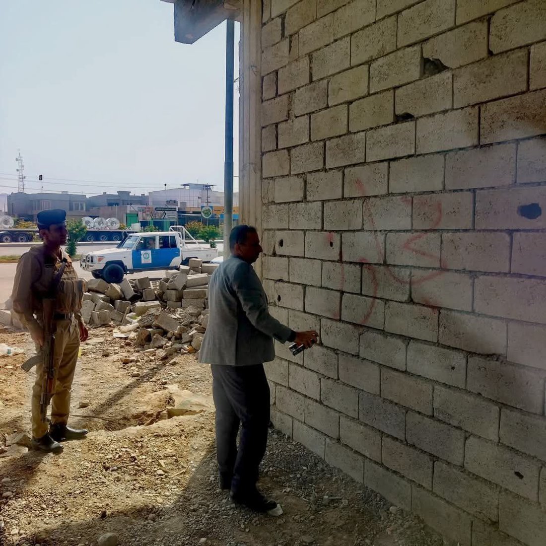 شارەوانی خورماتوو زیاتر لە 50 دوکان لە ناوەڕاستی قەزاکە دەڕوخێنێت