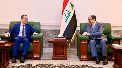 المالكي يبحث مع سفير روسيا تطورات سوريا ولبنان ومفاوضات أميركا وإيران