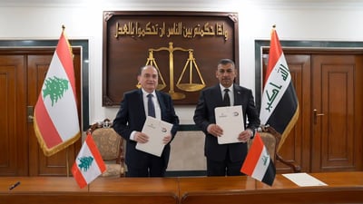 Iraq, Lebanon ink deal to combat corruption, recover illicit funds