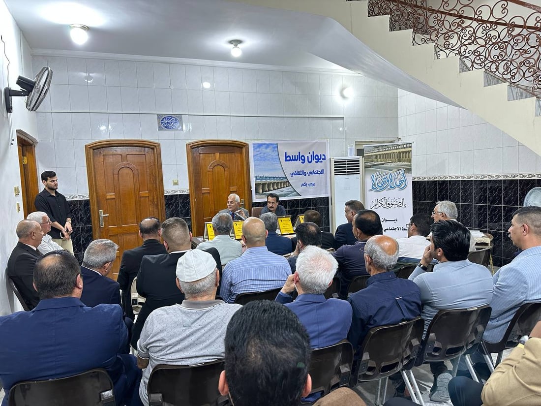 الكوت تحتفي بجيلين من الأدباء في أولى جلسات ديوان واسط الاجتماعي (صور)