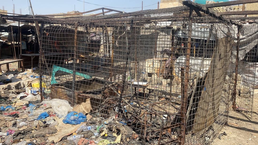 فيديو مؤلم.. بائعات سوق هرج الناصرية افتتحن بسطاتهن مجدداً فوق ركام الحريق