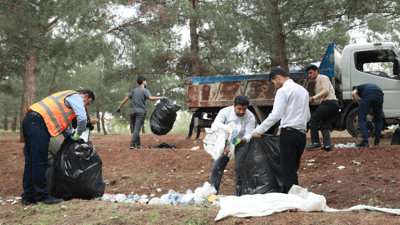 دارستانەکانی خەرەندی رەواندز لە خۆڵ و خاشاک پاککرایەوە