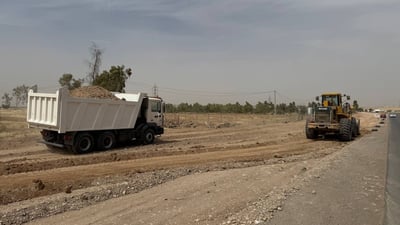 رێگای بەغدا لە خانەقین دەکرێت بە دووساید