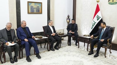 عراقجي في ضيافة الزيدي: حريصون على علاقات وطيدة مع العراق والجوار العربي