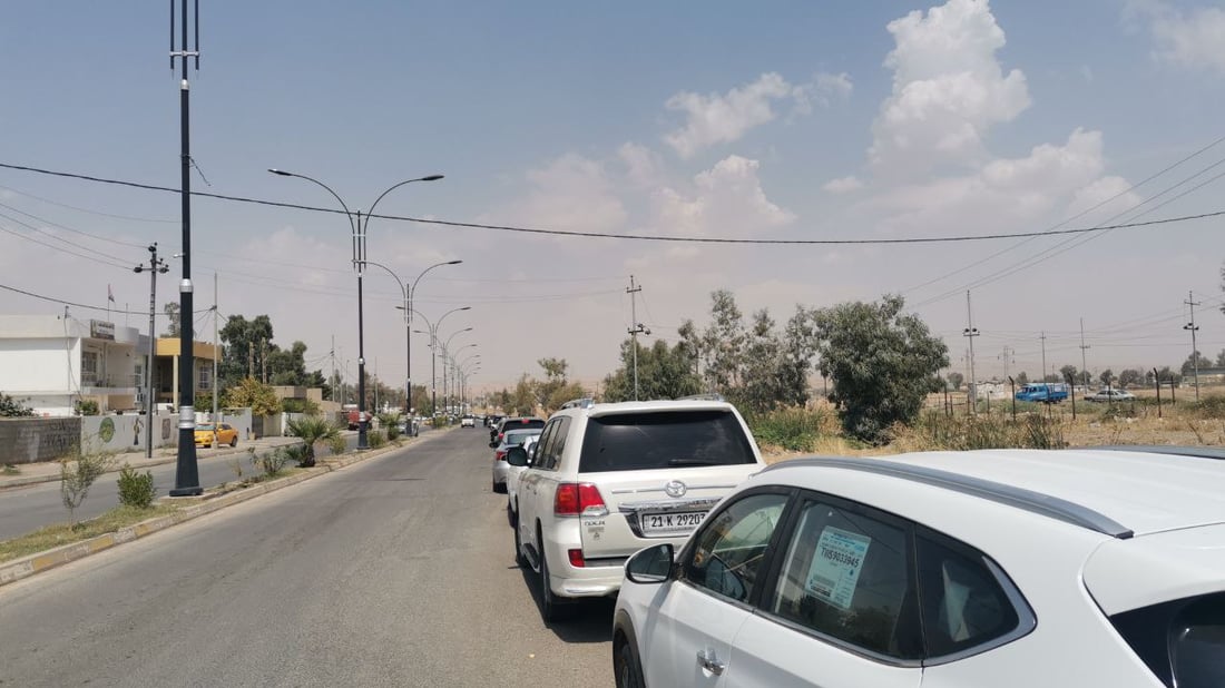 قطع طريق أربيل يحرم آلتون كوبري من الوقود.. محطات الدبس تدفع الثمن