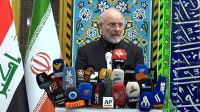 قاليباف من كربلاء: أعداء إيران والعراق فشلوا في إبعادنا عن بعض