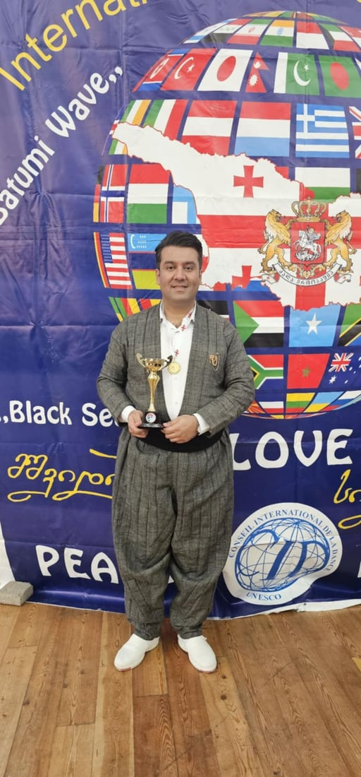 موزیک و هەڵپەڕکێی كوردی لە جۆرجیا خەڵاتی یەكەم و باشترینەكانیان وەرگرت