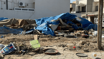 ئیدارەى کەرکوک خێوەتى ئاوارە سورییەکانى رووخاند