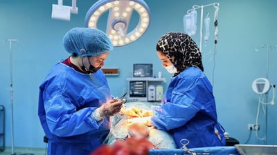 نزیكه‌ى سێ كیلۆ گرێ لە منداڵدانی ژنێک دەر‌هێندرا