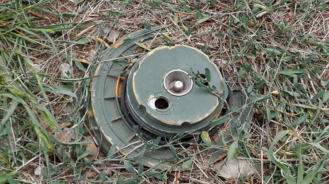 Landmine kills a man and injures his son
