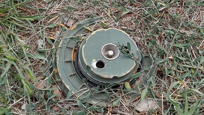 Landmine kills a man and injures his son