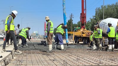 زيارة السوداني تلهب مشروع شارع 60 المتأخر في الحلة.. والشركة المنفذة: بالصدفة (صور)