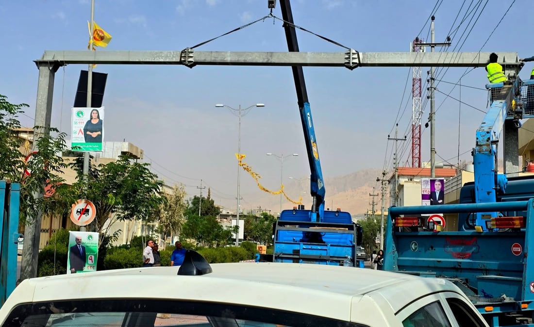 دوو شەقامی دەربەندیخان بۆ بارھەڵگرەکان بەربەستکران