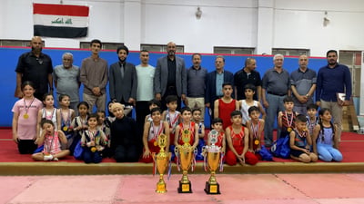 لأول مرة منذ 2003.. ذهب الجمباز يجمع البصرة والعمارة في “الموفقية”