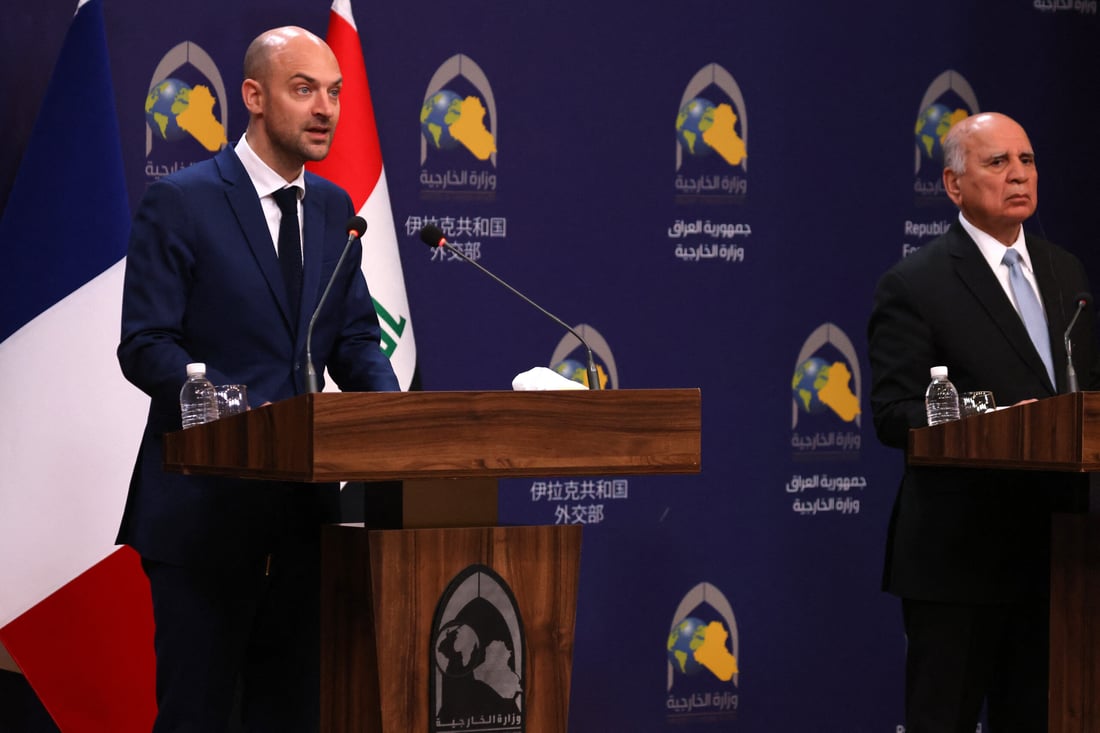 French FM says Iraq should not be dragged into regional conflicts