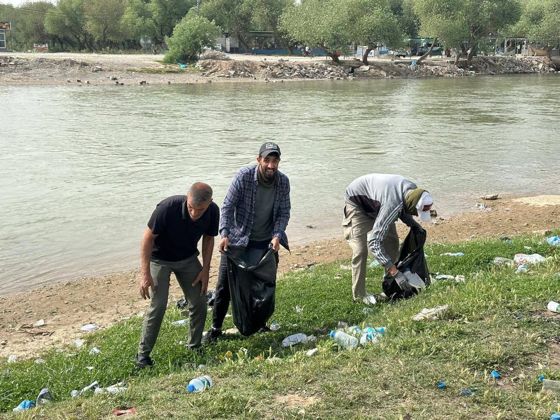 هه‌ڵمه‌تى خاوێنكردنه‌وه‌ى زێی بچووك له‌ ناحیه‌ى پردێ به‌ڕێوه‌چوو