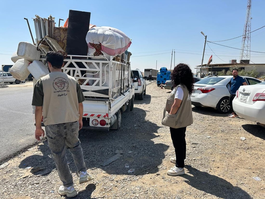 130 displaced families return to Sinjar from Esyan Camp