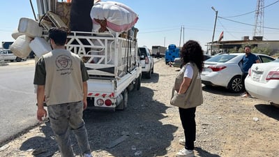 130 displaced families return to Sinjar from Esyan Camp