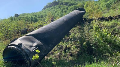 پاشماوەی موشەکێک لە گوندی ئاکۆییانی رواندز کەوتوەتە خوارەوە