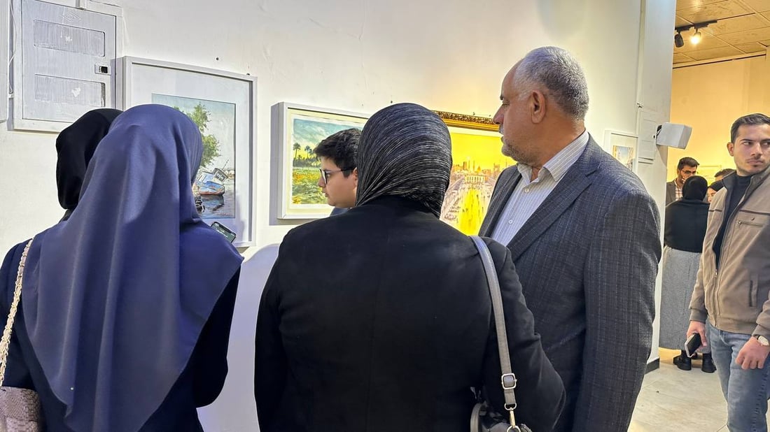 Abdulaziz Al-Dahar revives watercolor art in Basra with 35 art pieces